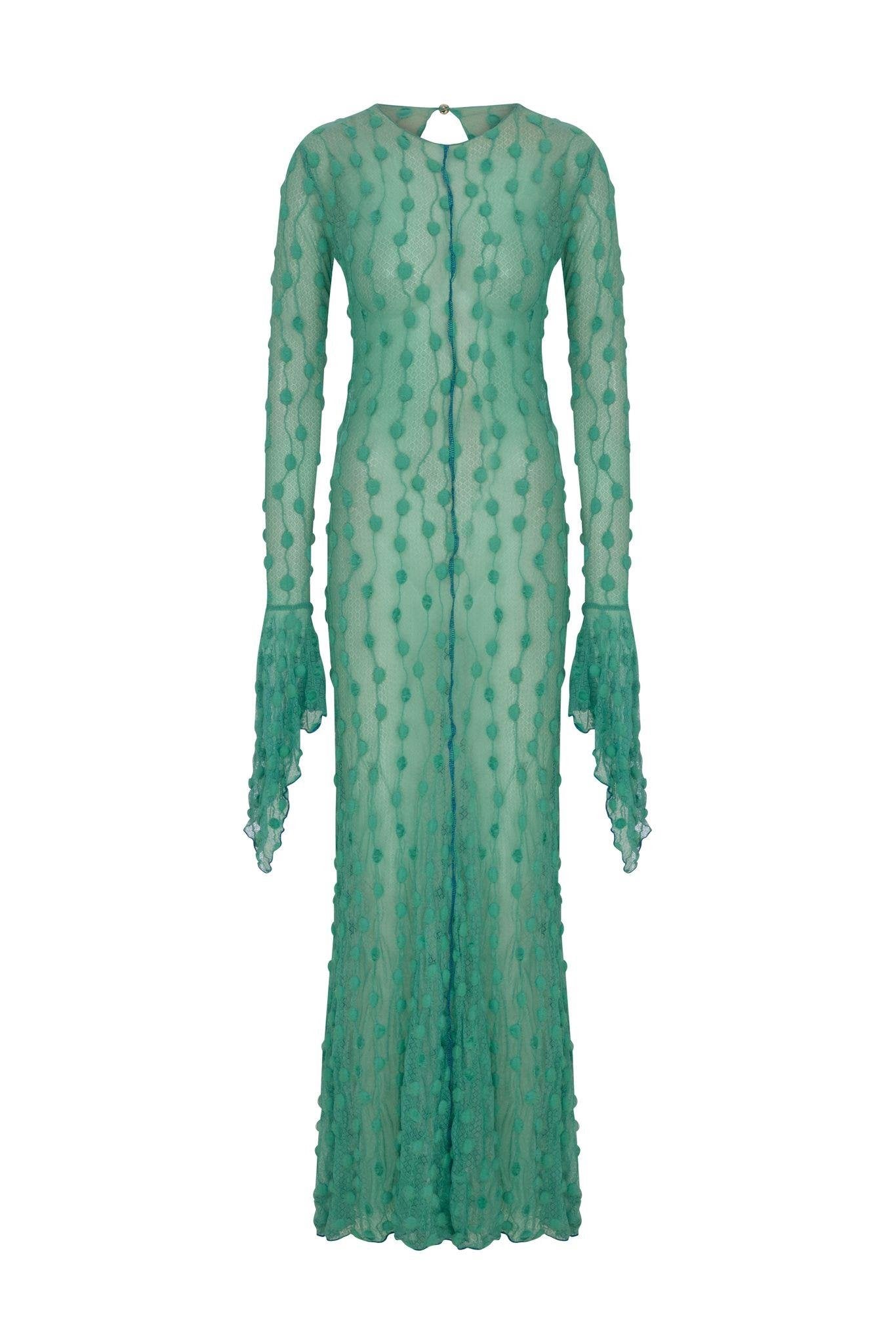 debbies dresses Green Debbie Lace Dress – Marfa İstanbul