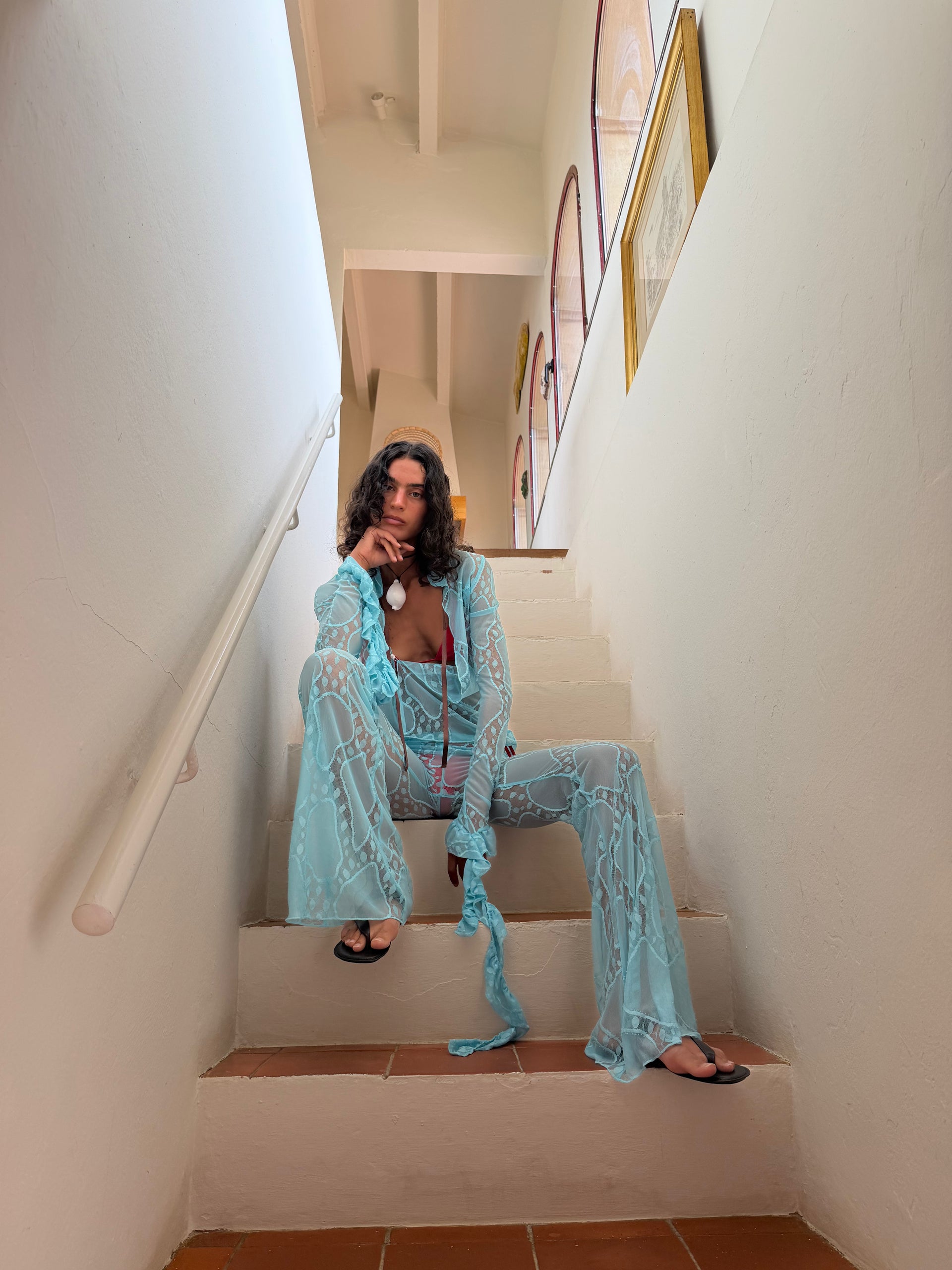 Naomi Blue Trousers