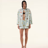 Summer Turquoise Overshirt