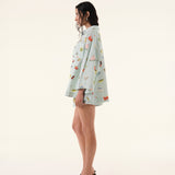 Summer Turquoise Overshirt