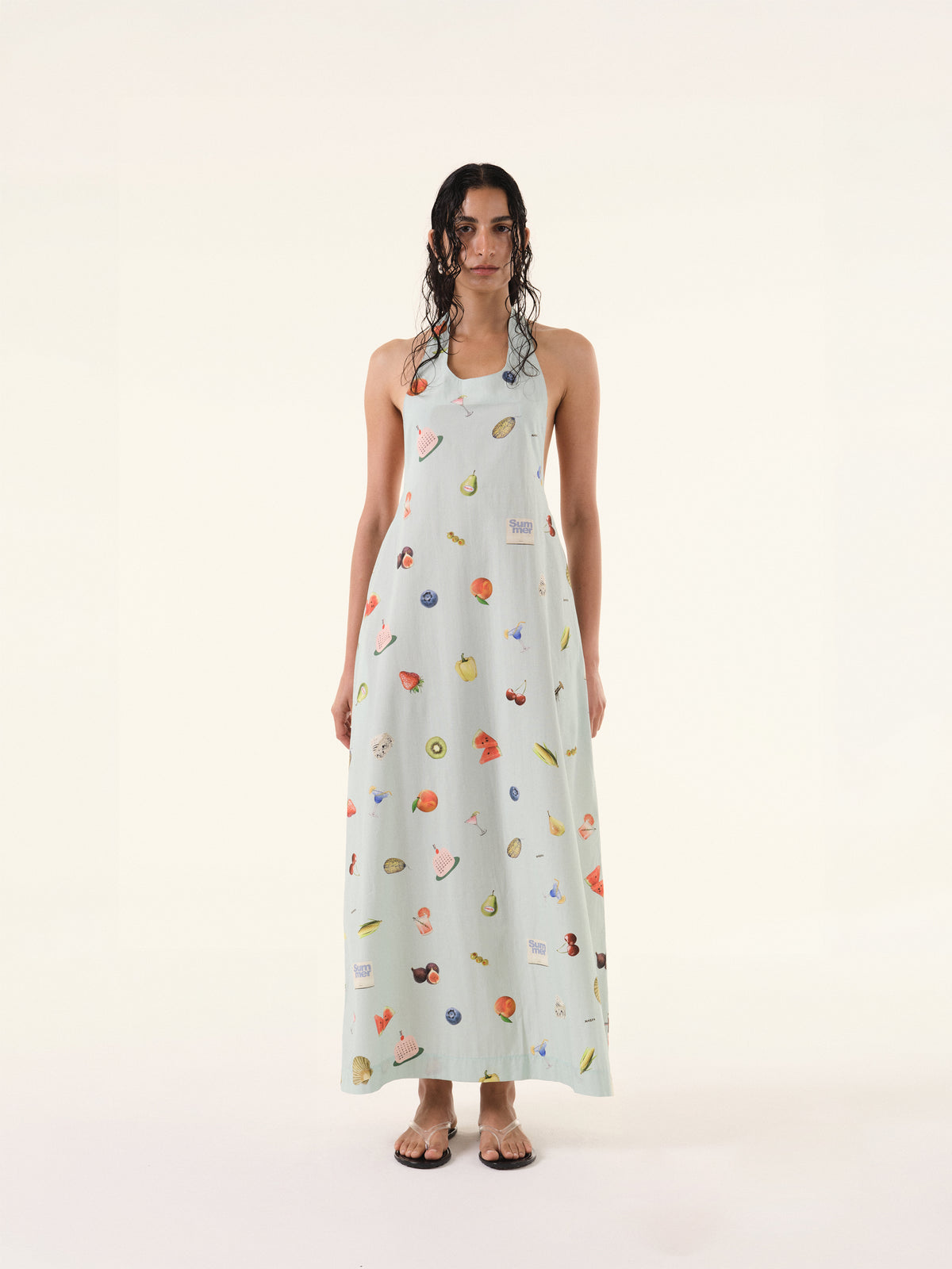 Summer Turquoise Maxi Dress