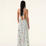 Summer Turquoise Maxi Dress