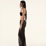 Black Debbie Lace Trousers