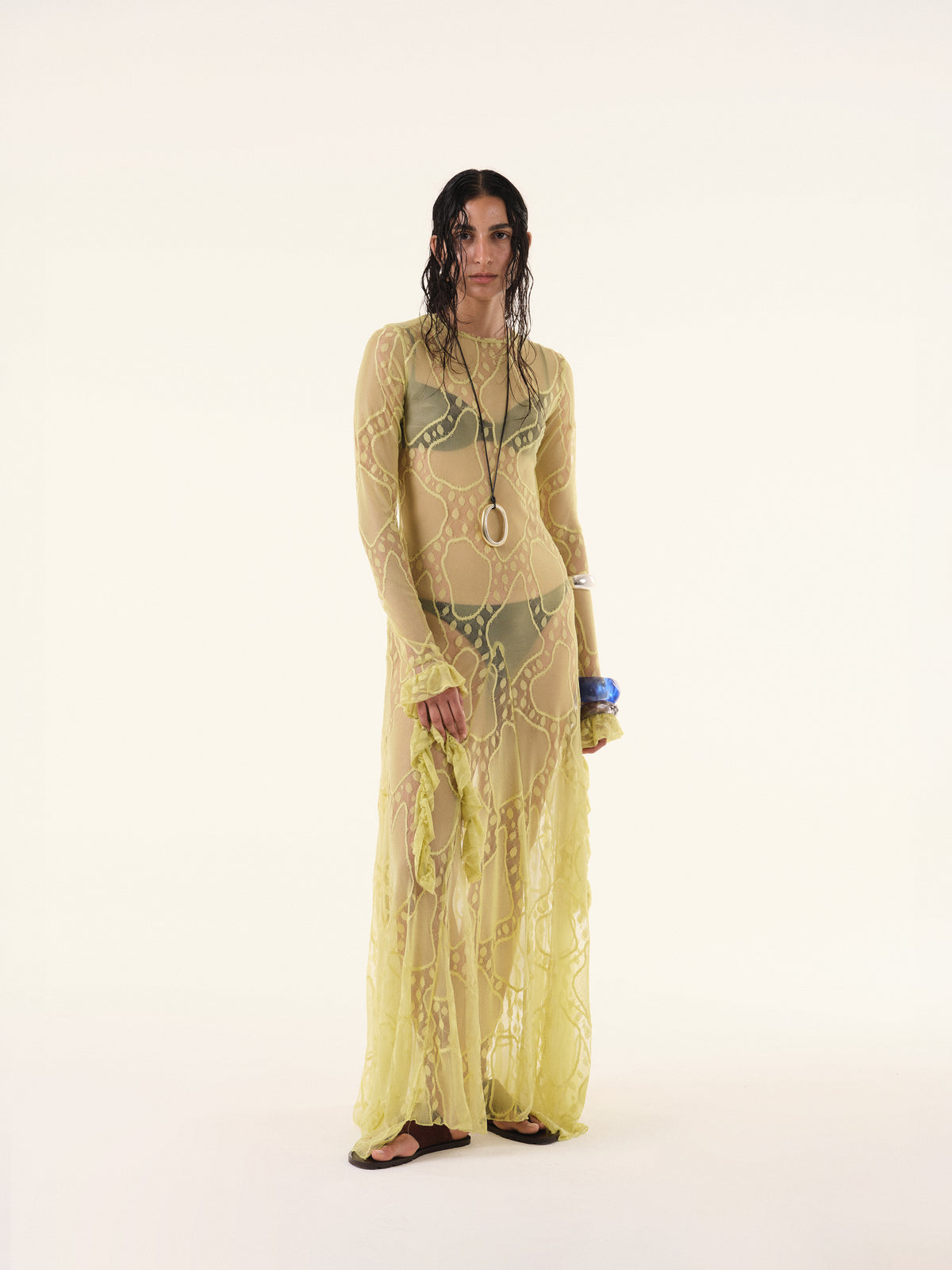 Naomi Olive Dress