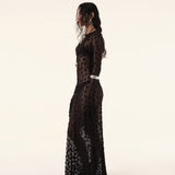 Black Debbie Lace Dress