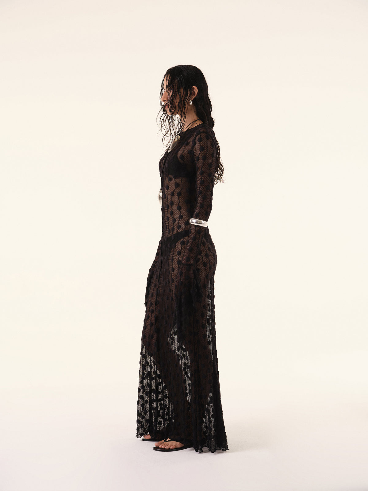 Black Debbie Lace Dress