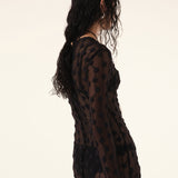 Black Debbie Lace Dress