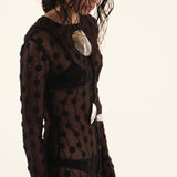 Black Debbie Lace Dress