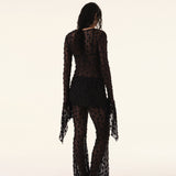 Black Debbie Lace Top