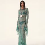 Green Debbie Lace Dress