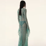 Green Debbie Lace Dress