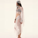 Rio White Scarf