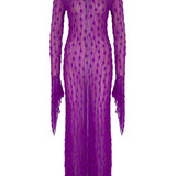 Purple Debbie Lace Dress