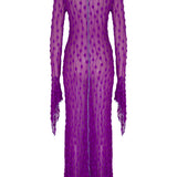 Purple Debbie Lace Dress