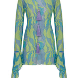 Cher Blue Dress