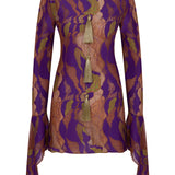 Cher Purple Dress