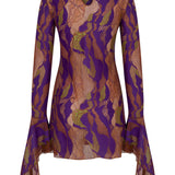 Cher Purple Dress