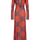 Polca Dots Maxi Dress