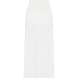 White Linen Dress