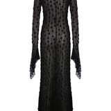 Black Debbie Lace Dress