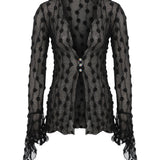 Black Debbie Lace Top