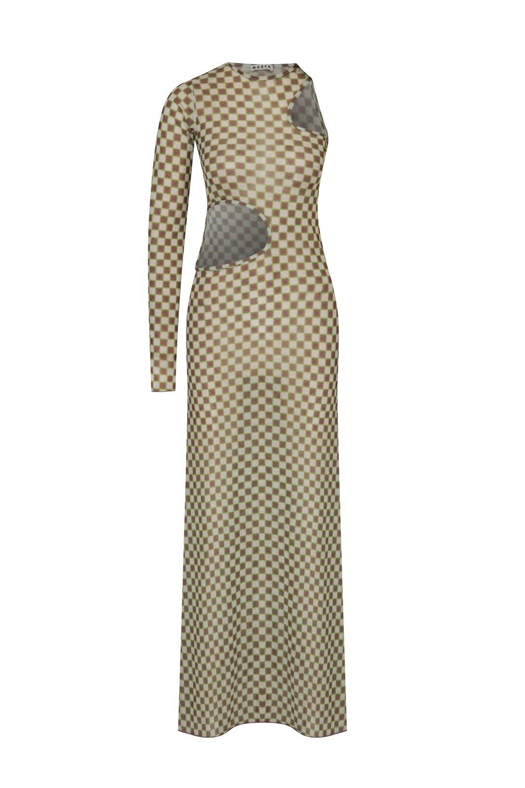 Checked Dress