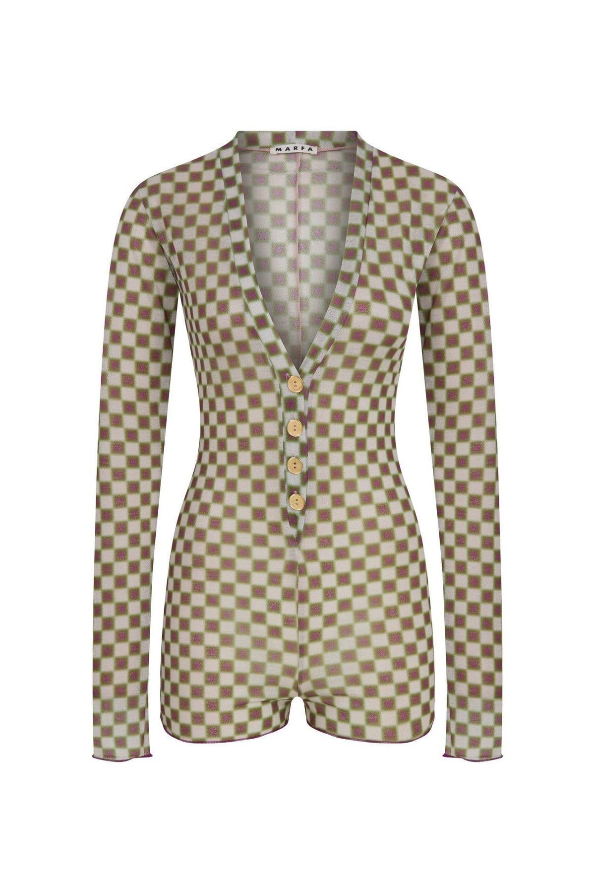 Checked Jumpsuit