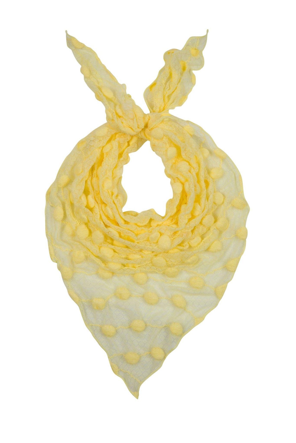 Yellow Debbie Lace Scarf
