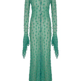 Green Debbie Lace Dress